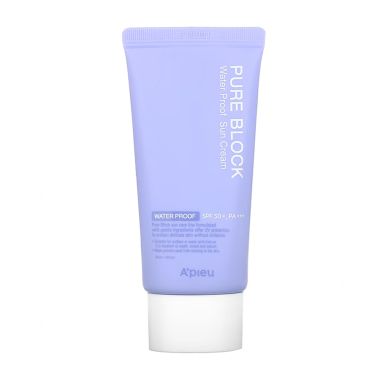 Apieu: Pure Block Water Proof Sun Cream SPF50+ & Pa+++ - 50ml